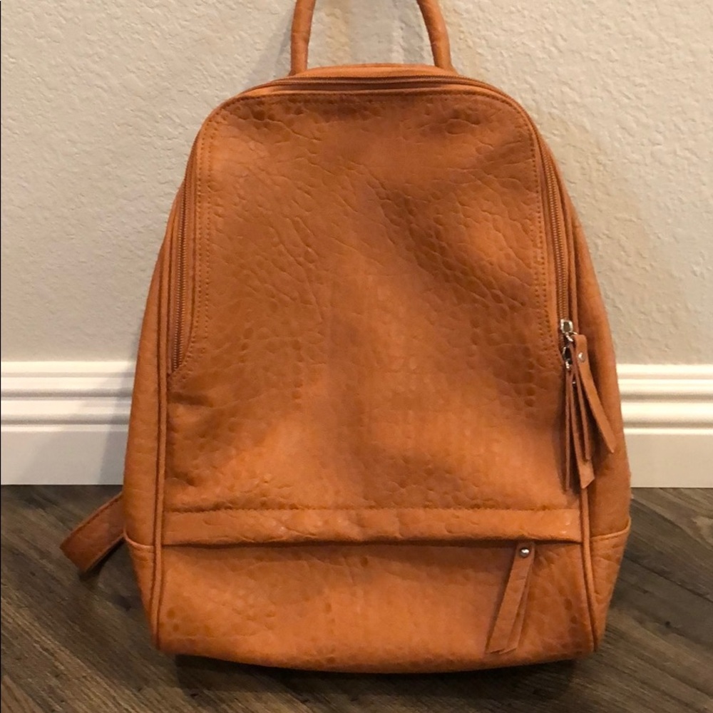 BackPack Purse camel/tan color